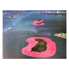 【Signed Poster】Christo & Jeanne-Claude：Surrounded Islands, Biscayne Bay, Greater Miami, Florida, 1980-83
